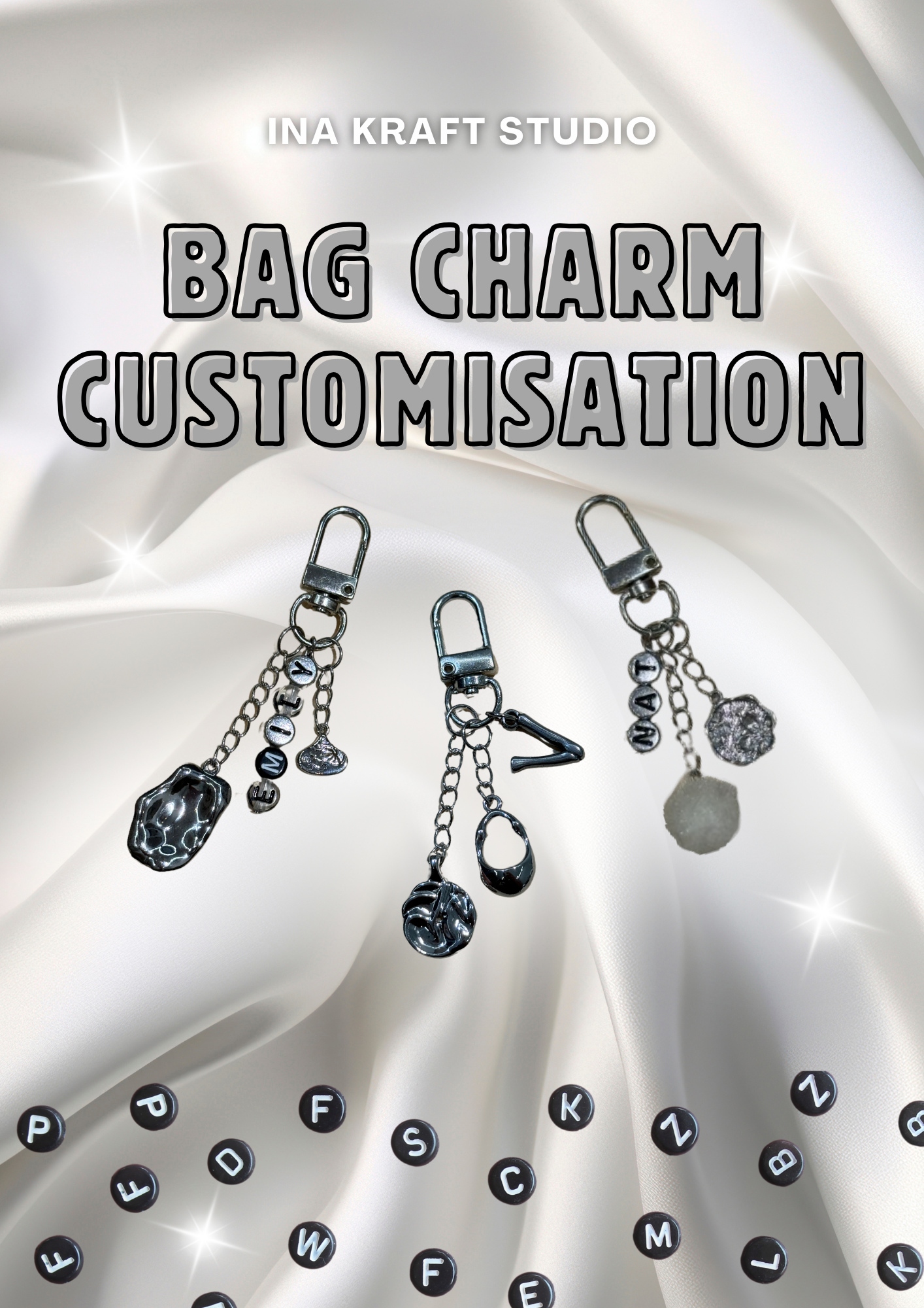 Bag Charm Keychain